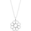 Collier Les Georgettes Collier Arabesque argent&eacute; 25 mm Blanc