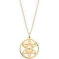 Colliers sur Grenoble : Collier Les Georgettes Collier Soleil dor&eacute; 25mm Jaune