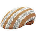 Chapeaux sur Grenoble : Chapeau Kangol B&eacute;ret Resort Stripe 504 Orange