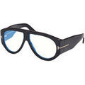 Lunettes sur Grenoble : Lunettes de soleil Tom Ford FT5958-B Cadres Optiques, Noir, 60 mm