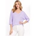 Sweat-shirt Kebello Pull V F, Violet