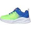 Baskets basses enfant Skechers Basket Junior &agrave; Scratch Krendox Bleu