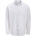 Chemises/chemisettes sur Grenoble : Chemise Jack & Jones 12289174 SUMMER LINEN-WHITE