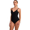 Maillots de bain Selmark Maillot de bain une pi&egrave;ce shapewear pr&eacute;form&eacute; SOLSTICE Noir