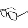 Lunettes de soleil Saint Laurent SL 892 Cadres Optiques, Noir/Transparent, 53 mm