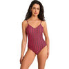 Maillots de bain Selmark Maillot de bain une pi&egrave;ce pr&eacute;form&eacute; KALEIDO Mare Rose
