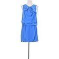 Robe courte Maje Robe en soie bleue