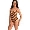 Maillots de bain Selmark Maillot de bain une pi&egrave;ce pr&eacute;form&eacute; MAGMA Mare Marron