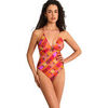 Maillots de bain Selmark Maillot de bain une pi&egrave;ce triangle pr&eacute;form&eacute; MAGMA Orange