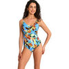 Maillots de bain Selmark Maillot de bain une pi&egrave;ce non pr&eacute;form&eacute; sans armatures Bleu
