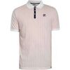 Polo Fila Polo classique &agrave; rayures vintage Rose