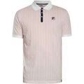 Polos sur Grenoble : Polo Fila Polo classique &agrave; rayures vintage Rose