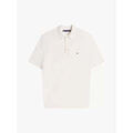 Polos sur Grenoble : Polo Tommy Hilfiger Polo blanc cass&eacute; en coton Blanc