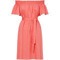 Robe courte Liu Jo Robe courte &agrave; encolure bardot Rose