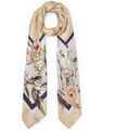Echarpe Liu Jo Foulard &agrave; fleurs Orange