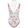Maillots de bain Liu Jo Maillot de Bain Une-Pi&egrave;ce &agrave; Fleurs Blanc