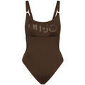 Maillots de bain sur Grenoble : Maillots de bain Liu Jo Maillot de bain une pi&egrave;ce avec logo Marron