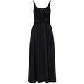 Robes sur Grenoble : Robe Liu Jo Robe longue avec haut ajour&eacute; Noir