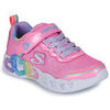 Baskets basses enfant Skechers INFINITE HEART LIGHTS Rose