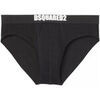 Slips Dsquared culotte &eacute;lastique noire avec logo Noir