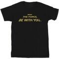 Tee-shirts sur Grenoble : T-shirt Disney May The Force Opening Crawls