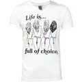 Tee-shirts sur Grenoble : T-shirt Junk Food Life Is Full Of Choices