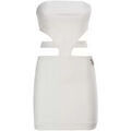 Robes sur Grenoble : Robe No Secrets Nos robe short aderesecret blanc d&eacute;coupe Blanc