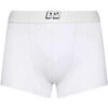 Slips Dsquared blanc &eacute;lastique log&eacute; boxer Blanc