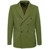 Veste Outfit Veste verte &agrave; double poitrine Vert