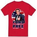 Tee-shirts sur Grenoble : T-shirt Happy Days Fonz for Prez