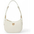 Sac Pinko Sac &agrave; bandouli&egrave;re rose demi lune mini ivoire Blanc Grenoble