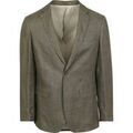 Vestes sur Grenoble : Veste Suitable Veste de Costume De Lin Panama Vert Olive
