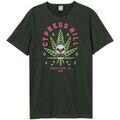 T-shirt Amplified Clothing Skull Leaf Grenoble