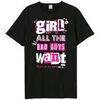 T-shirt Amplified Clothing Girl All The Bad Guys