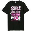 T-shirt Amplified Clothing Girl All The Bad Guys Grenoble