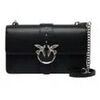 Sac a main Pinko Sac One Classic Medium en noir et argent