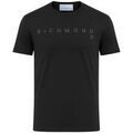 Tee-shirts sur Grenoble : T-shirt John Richmond T-shirt noir avec logo 3D