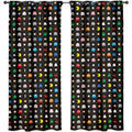 Linge de maison sur Grenoble : Rideaux, stores Pac-Man TC542 Multicolore Unique. . Maison & D&eacute;co > Rideaux, stores.