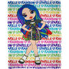 Plaids, jet&eacute;s Rainbow High 150 cm x 100 cm TC602 Multicolore Unique. . Maison & D&eacute;co > Plaids, jet&eacute;s.