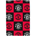 Plaids, jet&eacute;s Manchester United Fc 150 cm x 100 cm TC744 Noir Unique. . Maison & D&eacute;co > Plaids, jet&eacute;s.