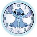 D&eacute;coration sur Grenoble : Horloges Euroswan Horloge murale Stitch bleue