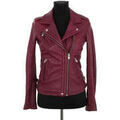 Vestes sur Grenoble : Veste Iro Veste en cuir bordeaux