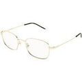 Lunettes sur Grenoble : Lunettes de soleil Saint Laurent SL 887 Cadres Optiques, Or/Transparent, 52 mm Dor&eacute;