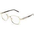 Lunettes sur Grenoble : Lunettes de soleil Saint Laurent SL 883 Cadres Optiques, Or/Transparent, 48 mm Dor&eacute;