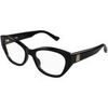 Lunettes de soleil Balenciaga BB0481O Cadres Optiques, Noir/Transparent, 54 mm