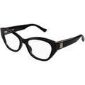 Lunettes de soleil Balenciaga BB0481O Cadres Optiques, Noir/Transparent, 54 mm Grenoble