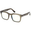 Lunettes de soleil Tom Ford FT6025-B Cadres Optiques, Vert, 50 mm