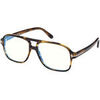 Lunettes de soleil Tom Ford FT6058-B Cadres Optiques, Havana, 58 mm