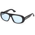 Lunettes sur Grenoble : Lunettes de soleil Gcds GD0067 GIULIANO Lunettes de soleil, Noir/Bleu, 56 mm