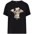Tee-shirts sur Grenoble : T-shirt Liu Jo T-shirt avec imprim&eacute; Noir